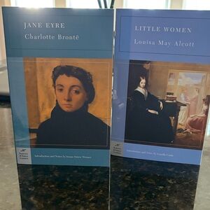 Jane Eyre and Little Women Books